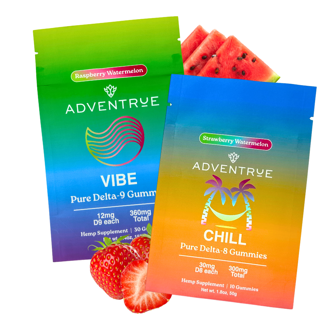 Best of Both - Chill Delta-8 THC & Vibe Delta-9 THC Gummies Bundle, Sa AdvenTrue Best of Both - Chill Delta-8 THC & Vibe Delta-9 THC Gummies Bundle, Sa AdvenTrue