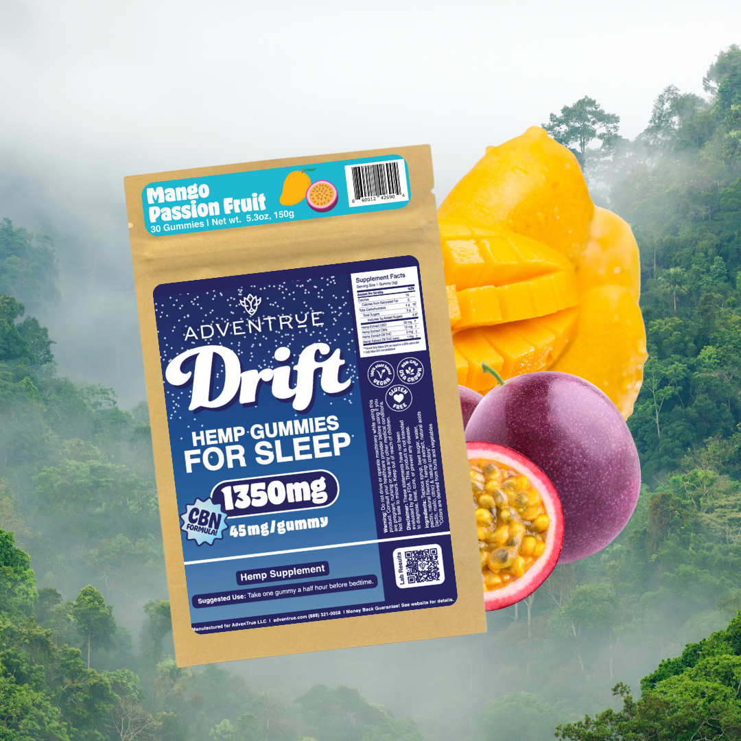 NEW! Drift CBN Formula Nighttime Gummies - Mango Passion Fruit