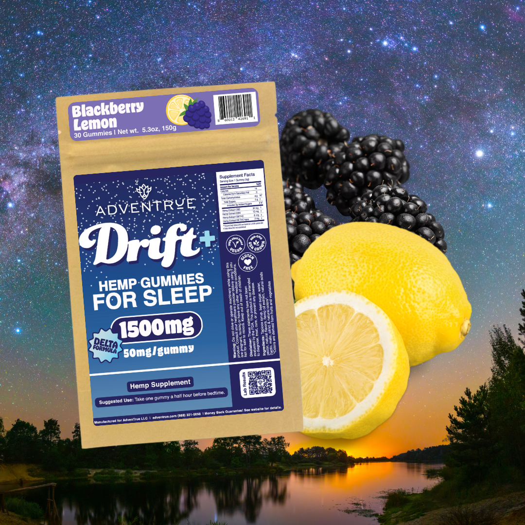 NEW! Drift+ Delta Formula Nighttime Gummies - Blackberry Lemon