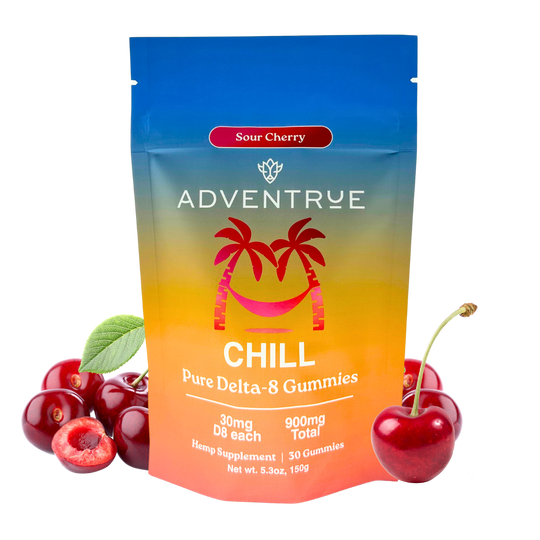 Delta-8 THC 30mg Gummies - Sour Cherry