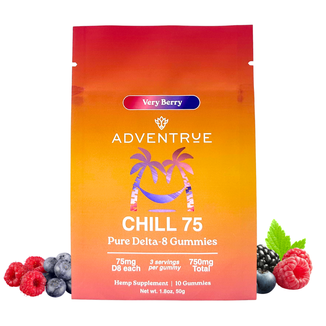 Chill 75 - 75mg Delta-8 Gummies - Very Berry