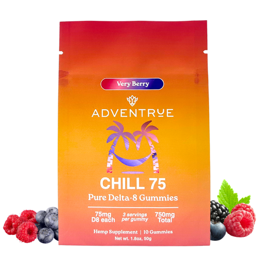 Chill 75 - 75mg Delta-8 Gummies - Very Berry