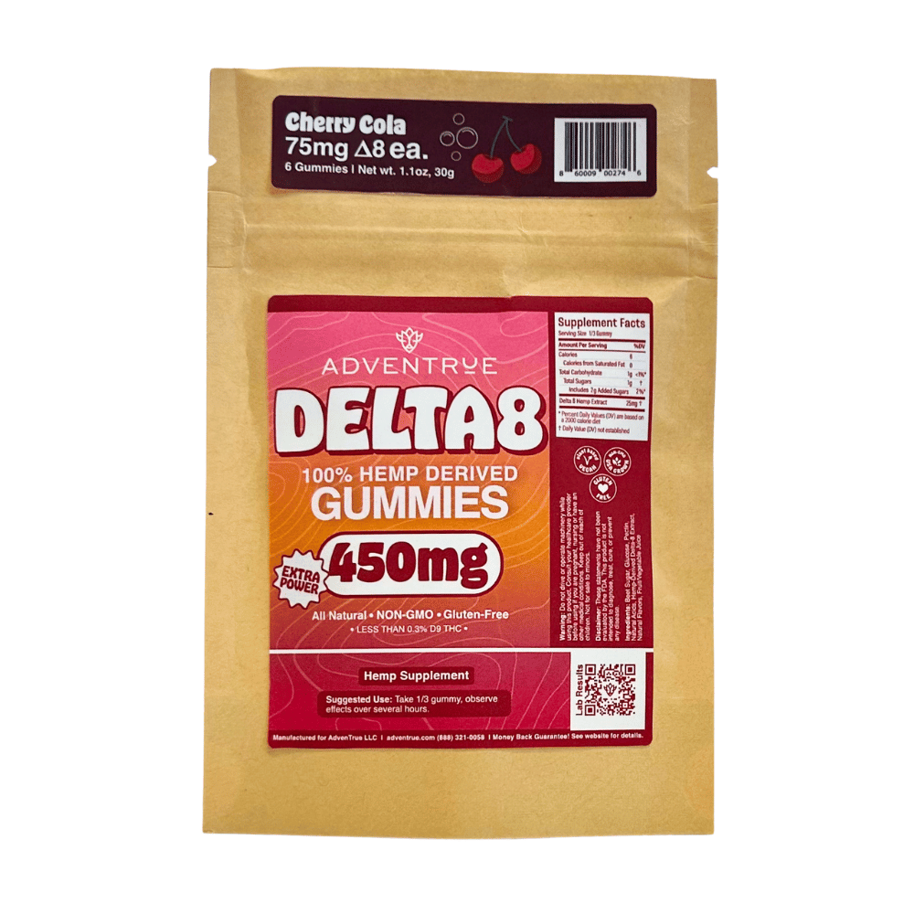 Delta-8 THC+ 75mg Gummies - Cherry Cola