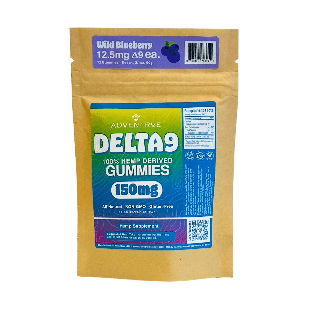 Delta-9 THC 12.5mg Gummies - Wild Blueberry