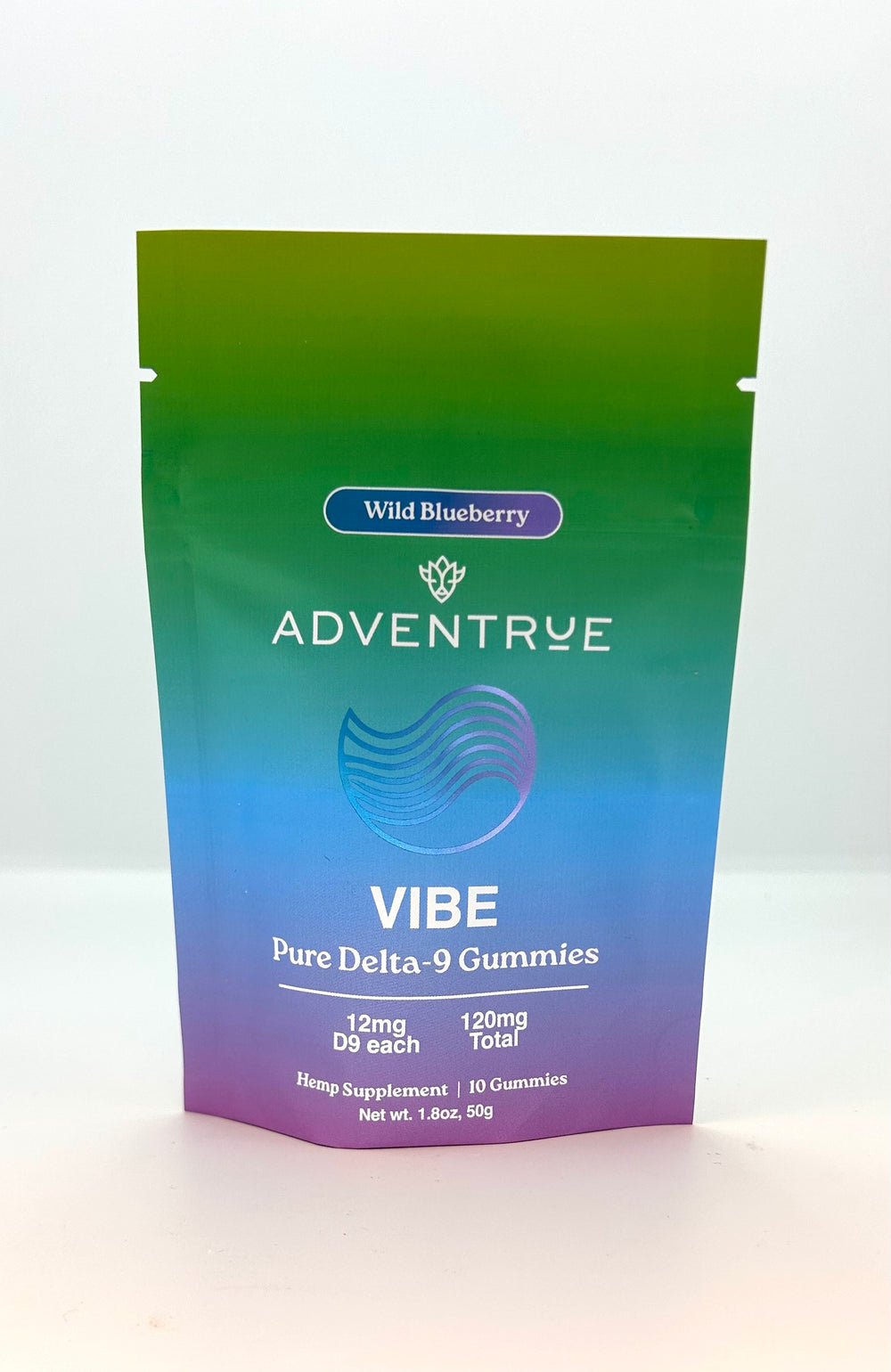 Vibe Delta-9 THC 12mg Gummies - Wild Blueberry