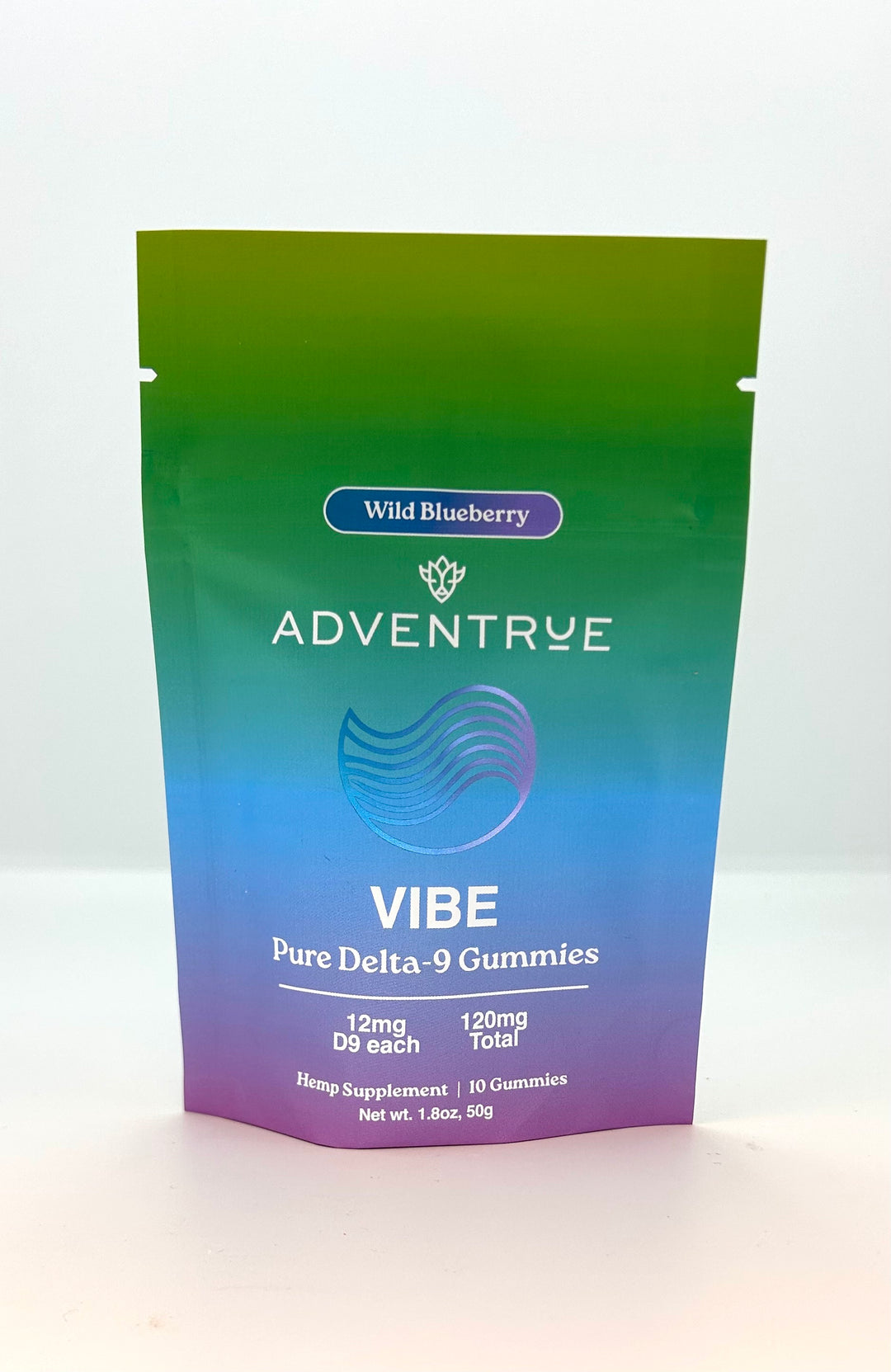 Vibe Delta-9 THC 12mg Gummies - Wild Blueberry