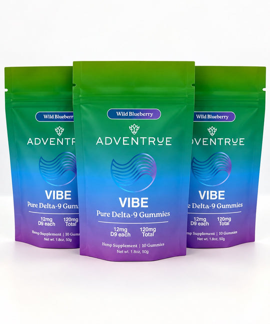 Vibe Delta-9 THC 12mg Gummies - Wild Blueberry