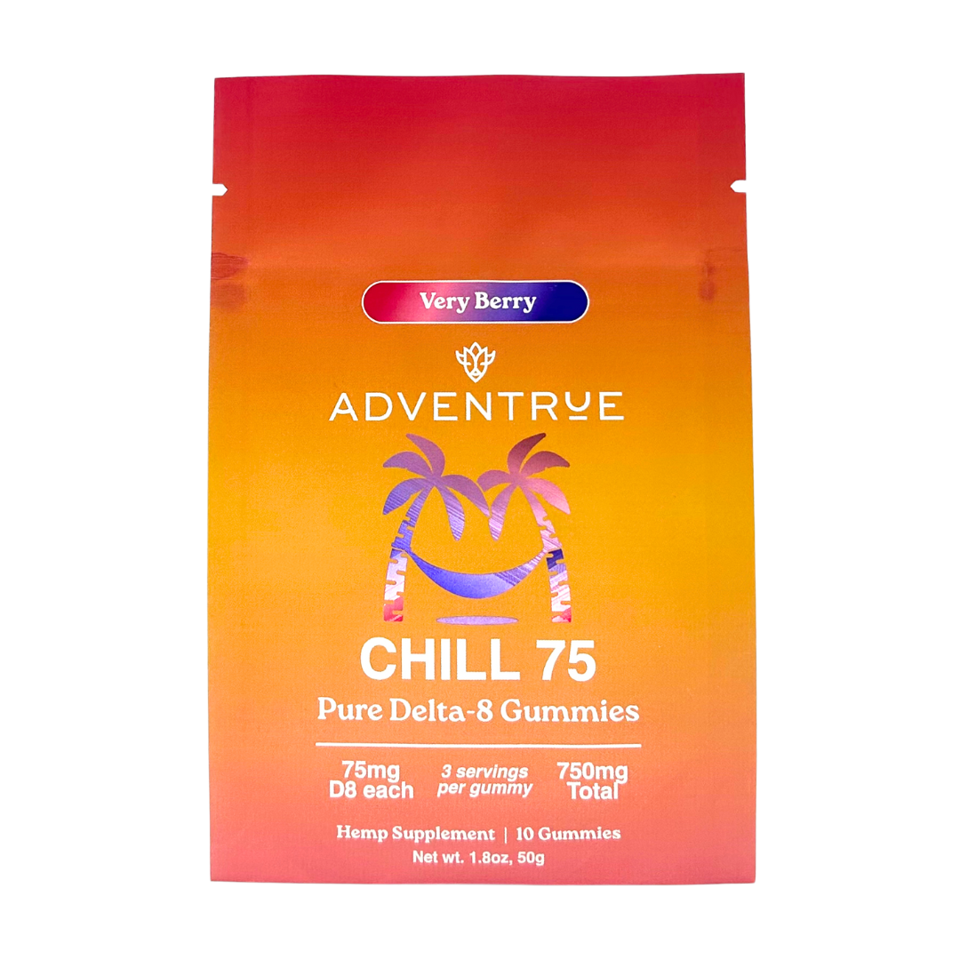 Chill 75 - 75mg Delta-8 Gummies - Very Berry