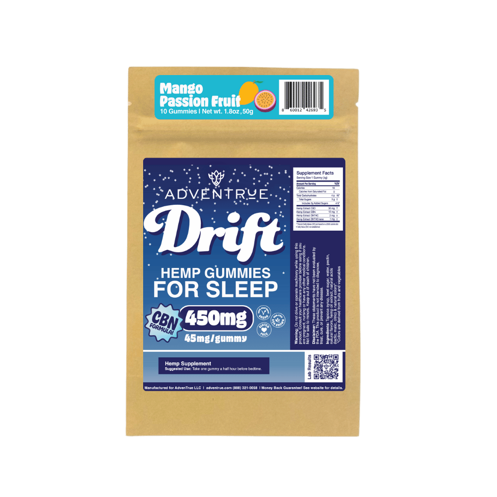 NEW! Drift CBN Formula Nighttime Gummies - Mango Passion Fruit