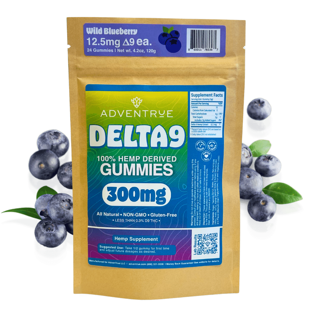 Delta-9 THC 12.5mg Gummies - Wild Blueberry