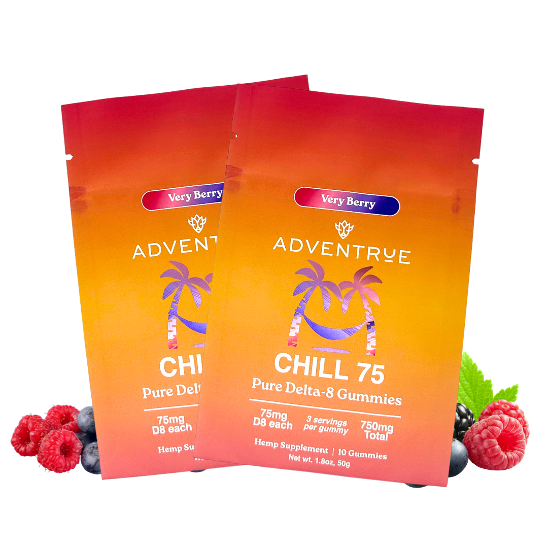 Chill 75 - 75mg Delta-8 Gummies - Very Berry