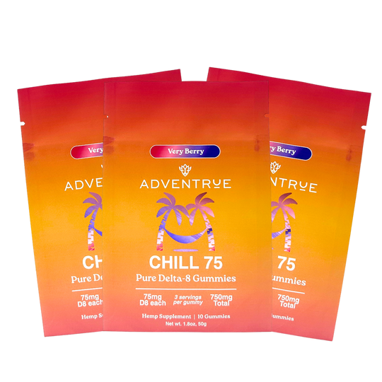 Chill 75 - 75mg Delta-8 Gummies - Very Berry