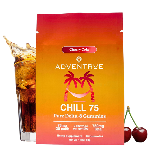 Chill 75 Delta-8 THC gummies: 3-pack Cherry Cola