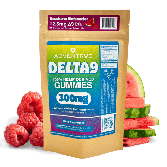 Delta-9 THC 12.5mg Gummies - Raspberry Watermelon