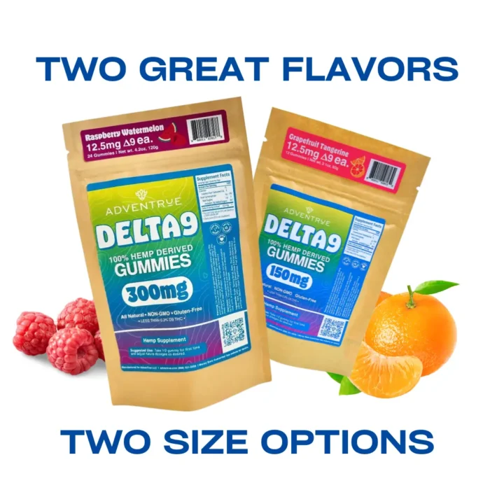 delta9 two flavors and two size options