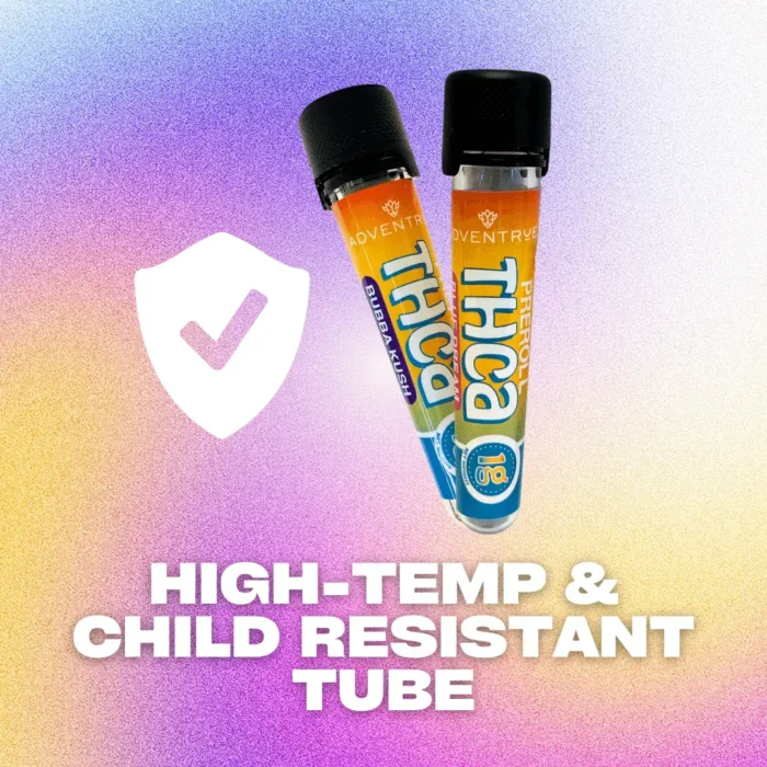 high temp child resistant tube